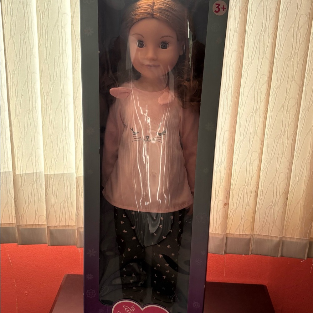 American Dream Doll with Red Hair and Pink Outfit - Picture 2 of 2